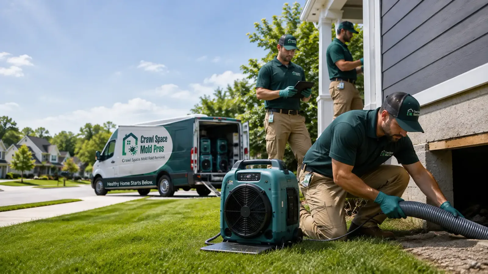 Crawl Space Mold Removal in Coalville, UT
